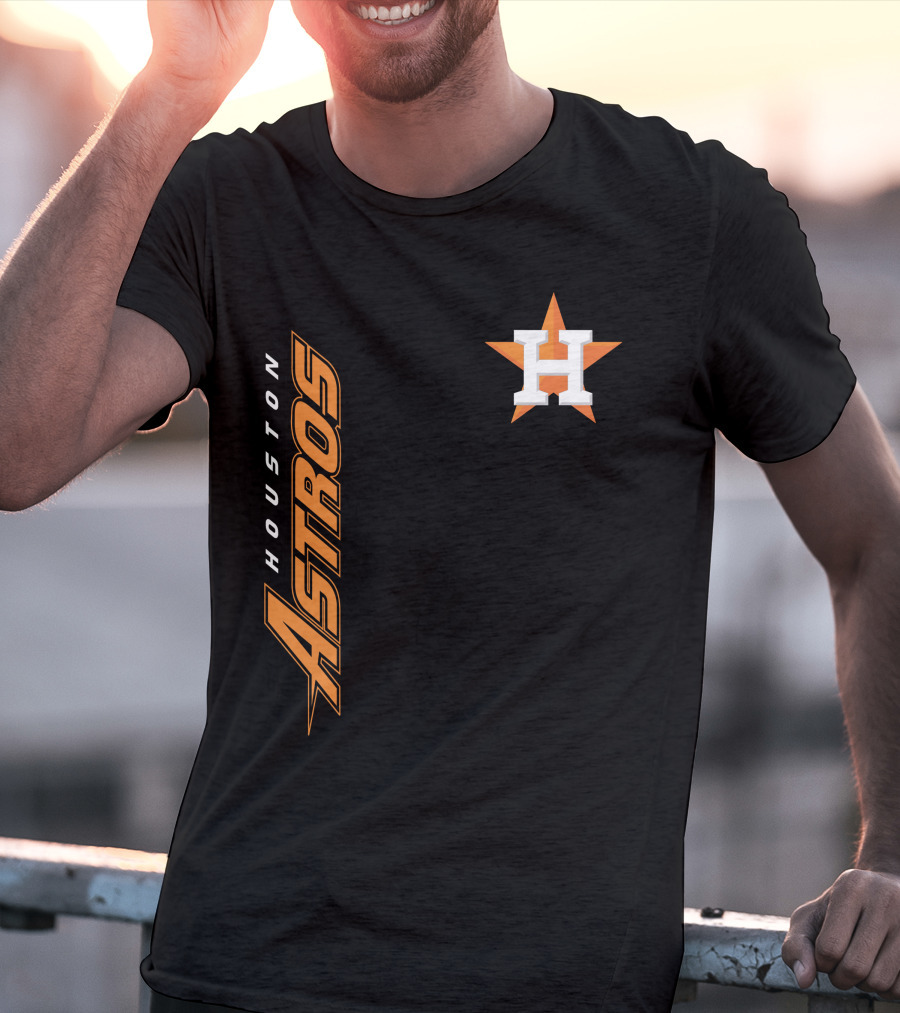 Houston Astros Mlb Team Logo H Star T-Shirt
