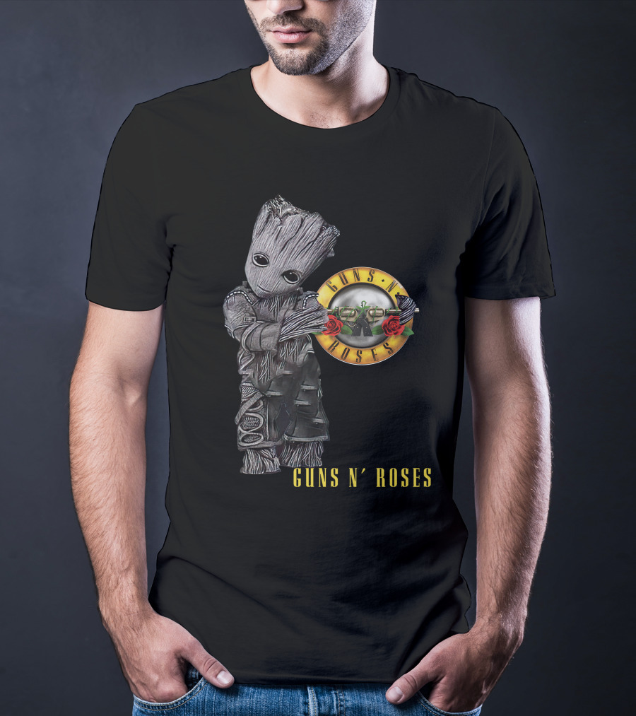 Guns N' Roses Groot Mashup T-Shirt