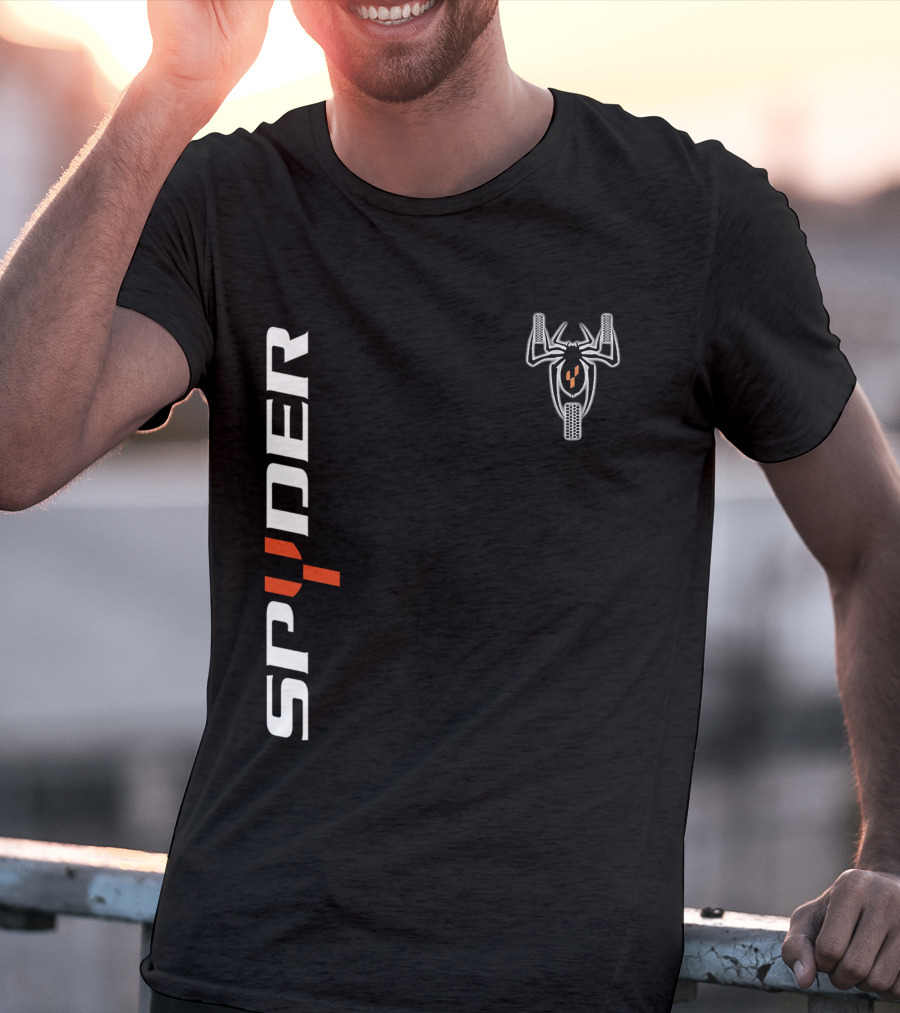 Spyder Logo With Stylized Spider T-Shirt