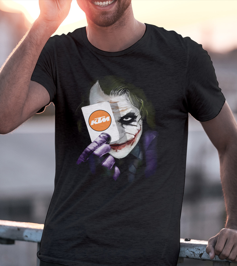 Ktm Joker Playing Card Face Paint T-Shirt