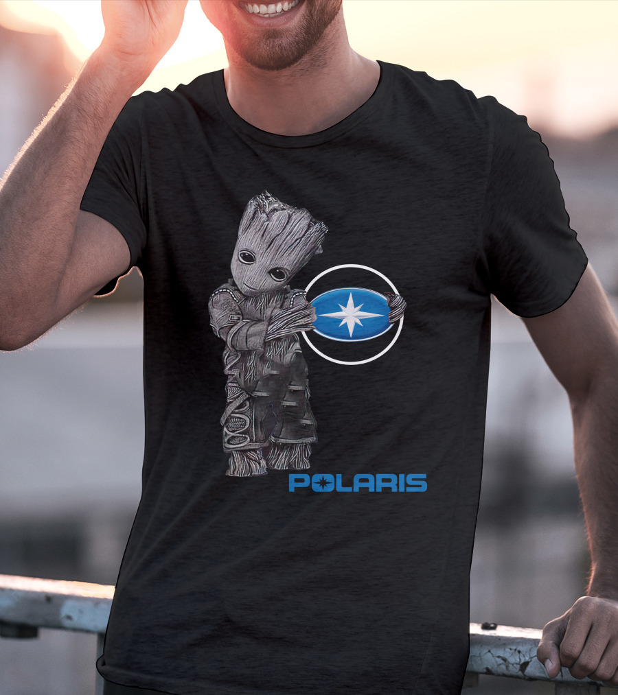 Polaris Cute Character Holding T-Shirt