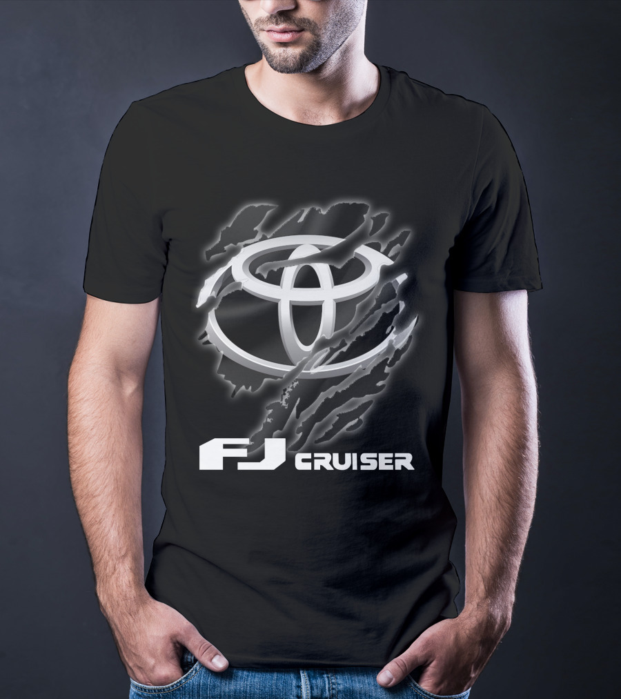 Fj Cruiser 01 Toyota Logo Claw Marks T-Shirt