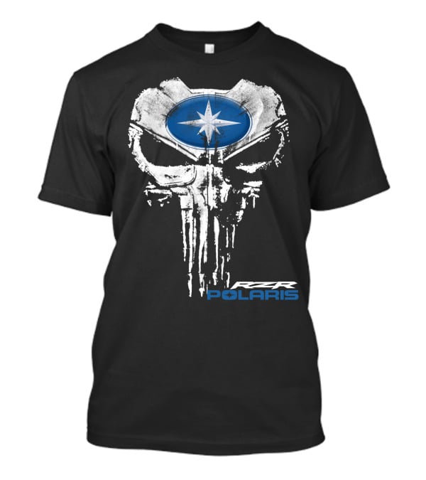 Rzr 06 Polaris Star Emblem Skull T-Shirt