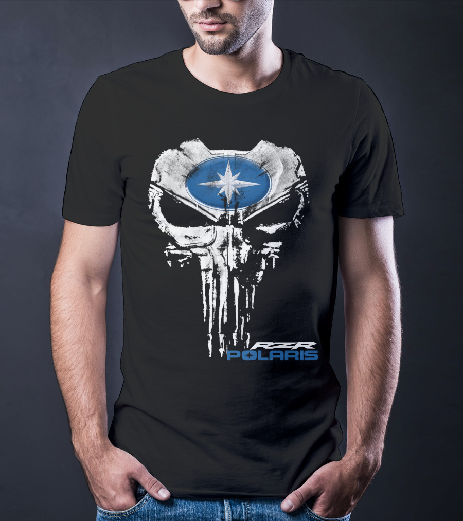 Rzr 06 Polaris Star Emblem Skull T-Shirt