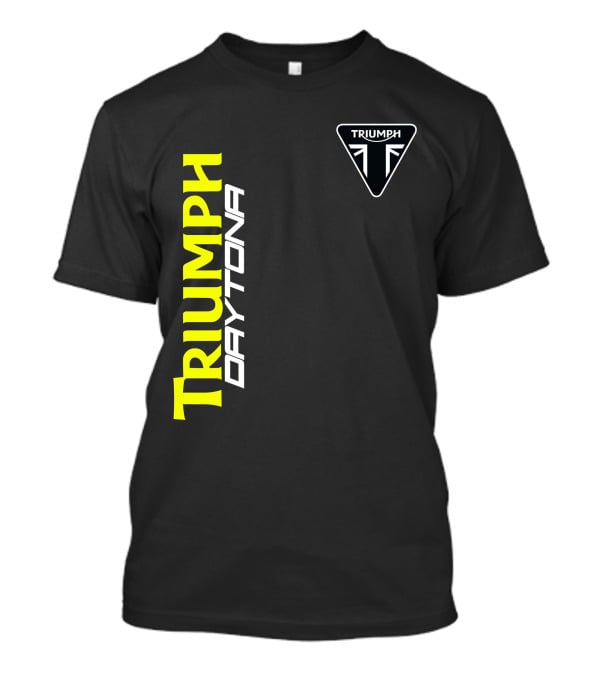 Triumph Daytona 01 Vertical Logo And Badge T-Shirt
