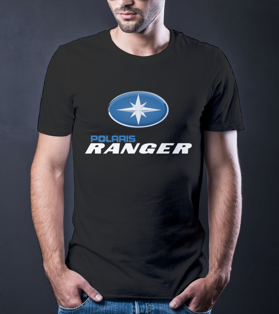 Polaris Ranger Oval Emblem Blue Star T-Shirt