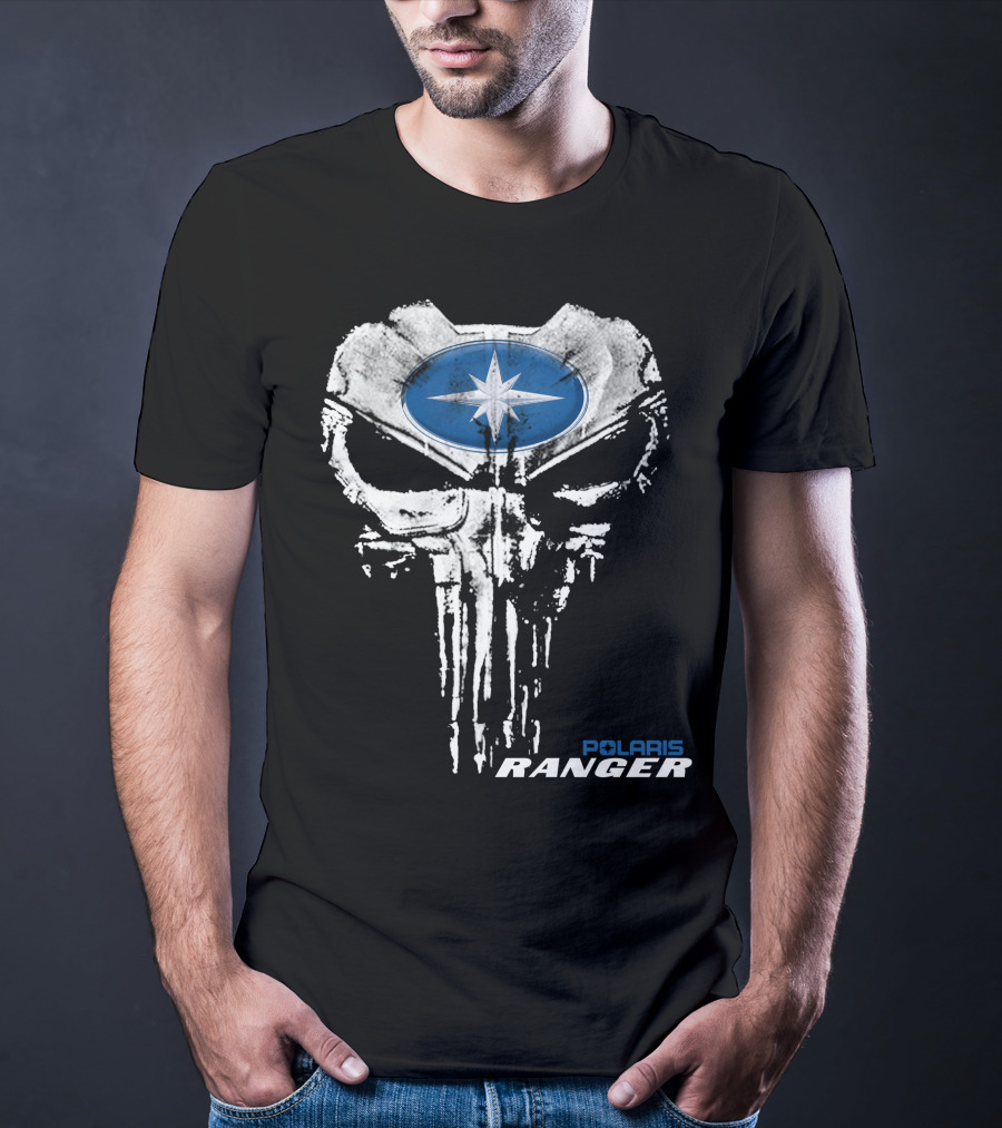 Polaris Ranger Skull Logo Star T-Shirt