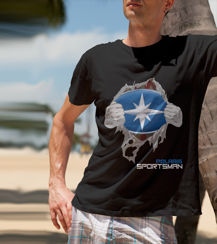 Polaris Sportsman Star Emblem Exposed T-Shirt