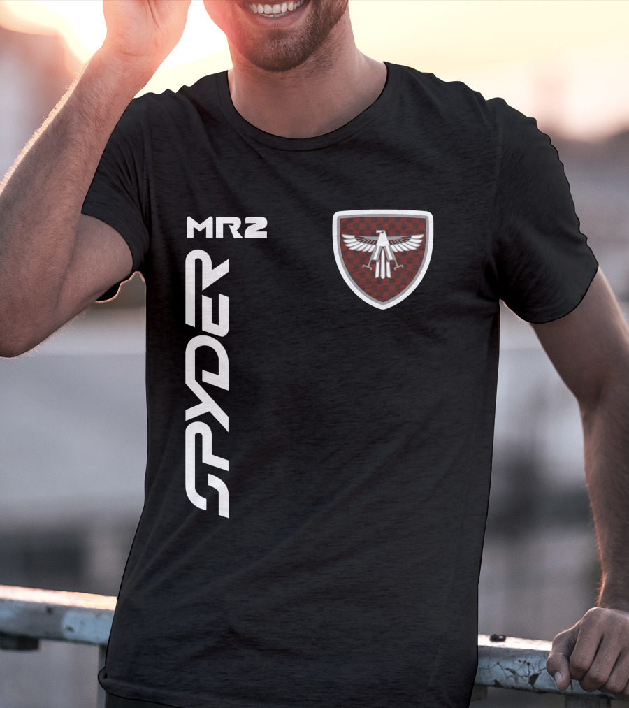 Spyder Mr2 Falcon Emblem Vertical Layout T-Shirt