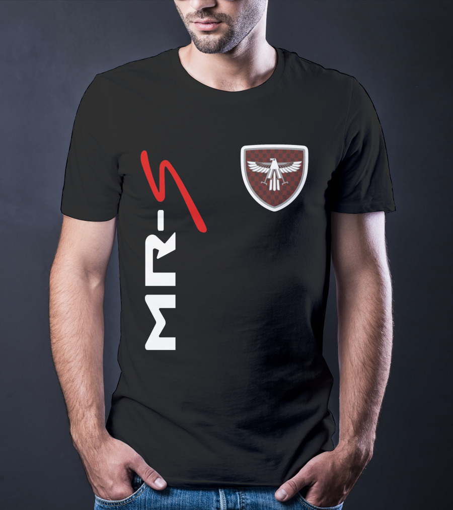 Mr-S Toyota Racing Logo With Red Stylized Text And Eagle Badge T-Shirt