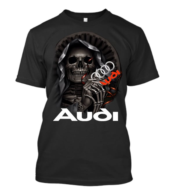 Audi Skull Grim Reaper Holding Rings T-Shirt