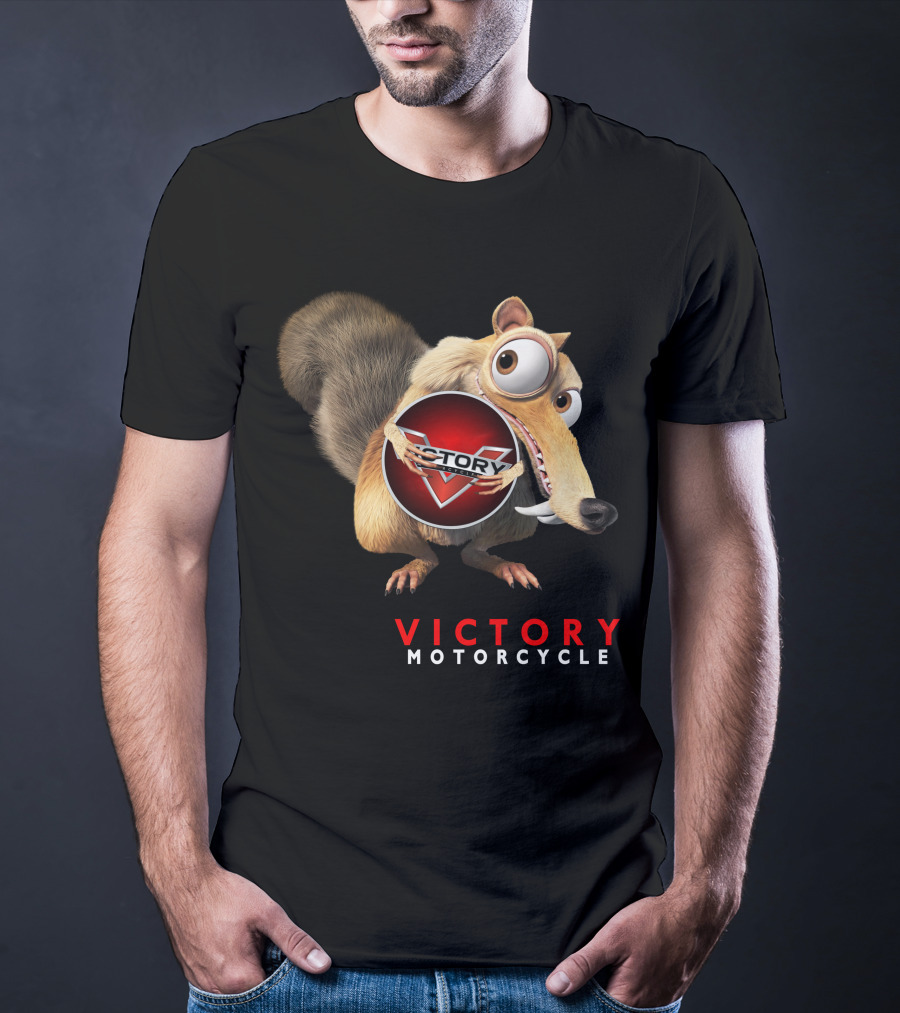 Victory Motorcycle Ice Age Scrat T-Shirt