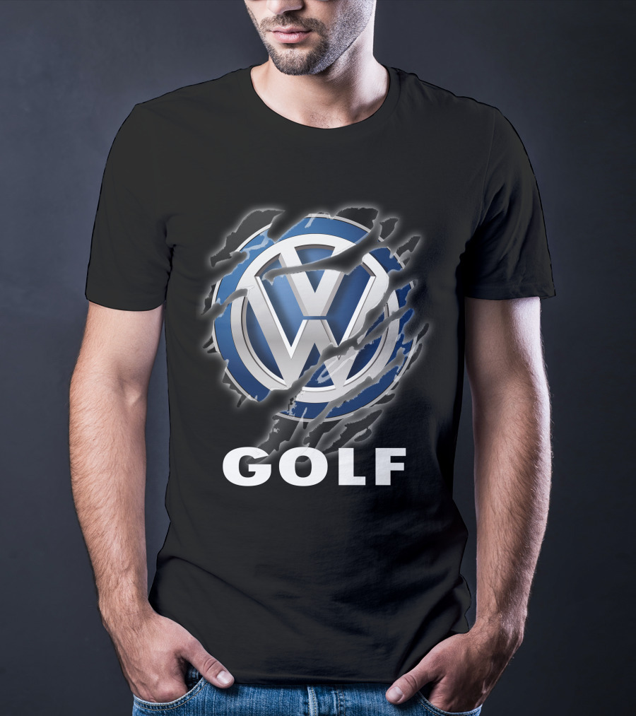 Volkswagen Golf Logo With Claw Marks T-Shirt