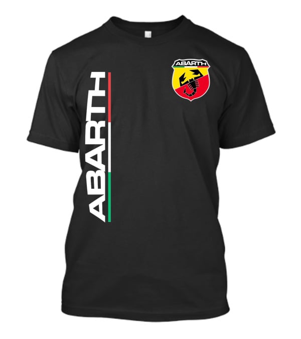 Abarth Logo With Italian Flag Colors And Scorpion T-Shirt