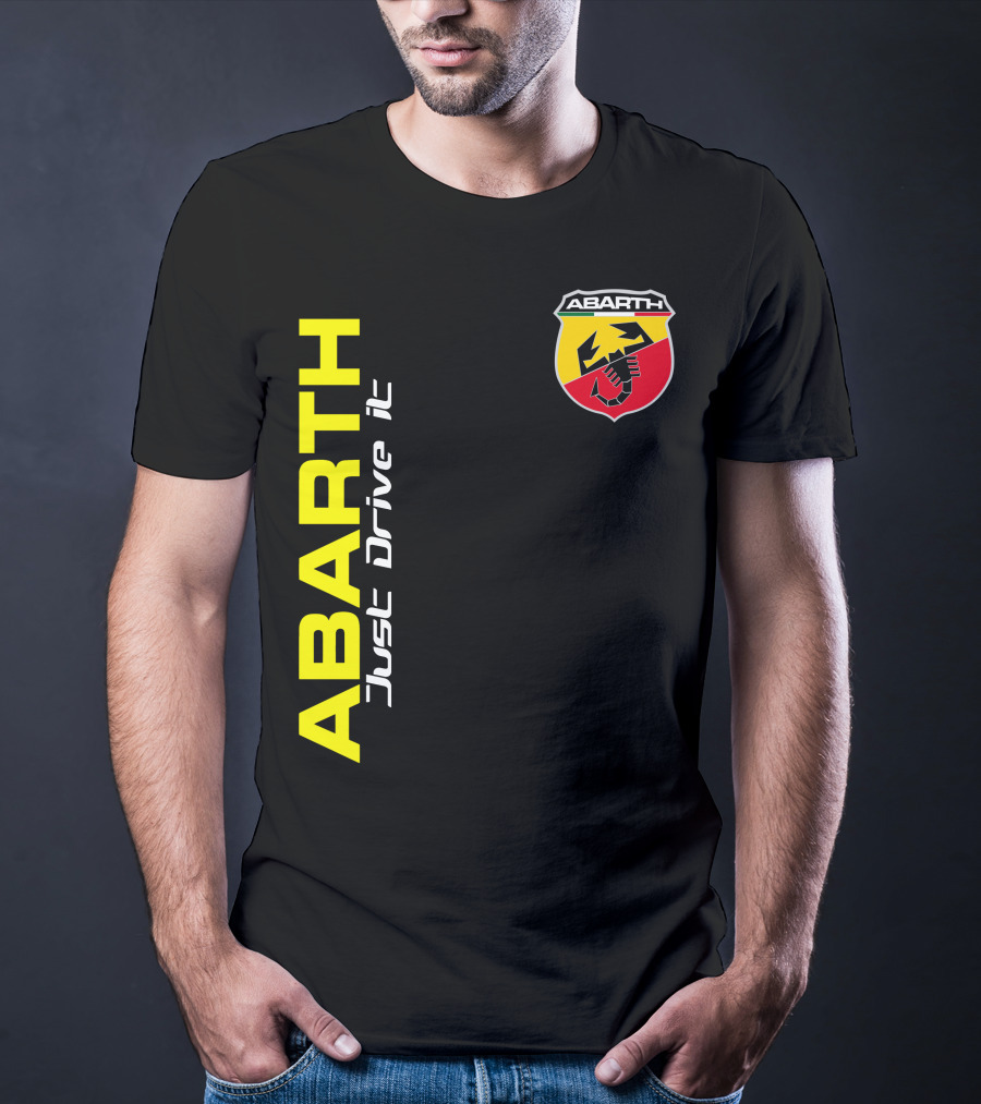 Abarth Just Drive It Scorpion Shield T-Shirt