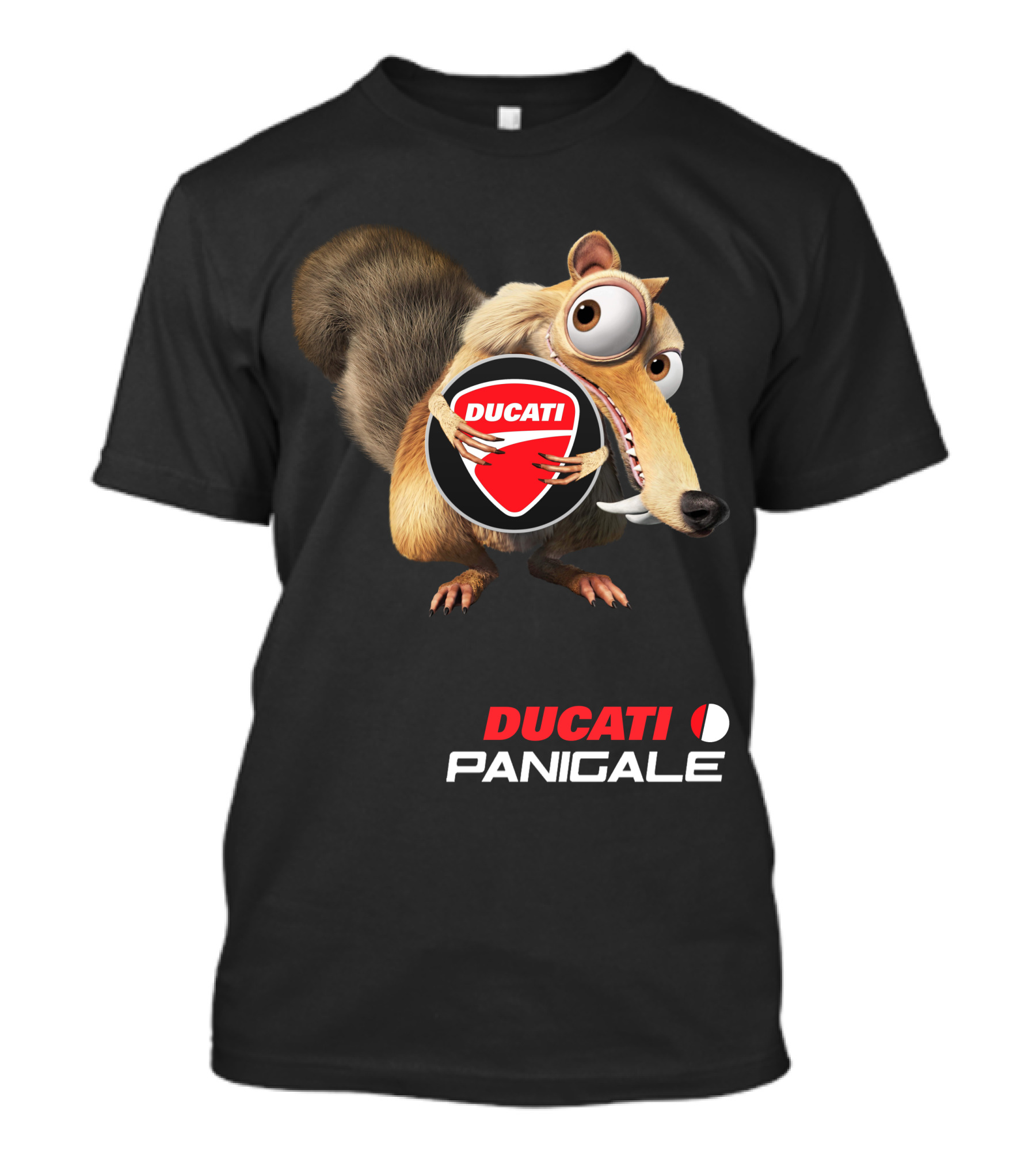 Ducati Panigale 04 With Animated Squirrel T-Shirt