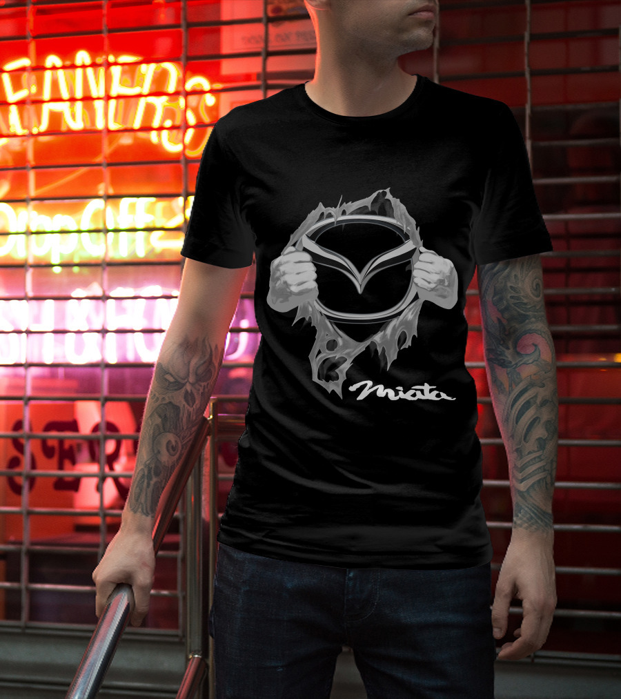 Mazda Miata Logo Hands T-Shirt