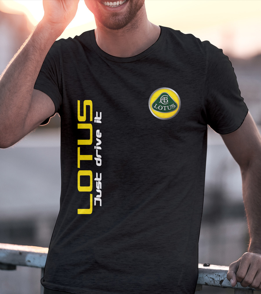 Lotus Just Drive It Logo Badge T-Shirt
