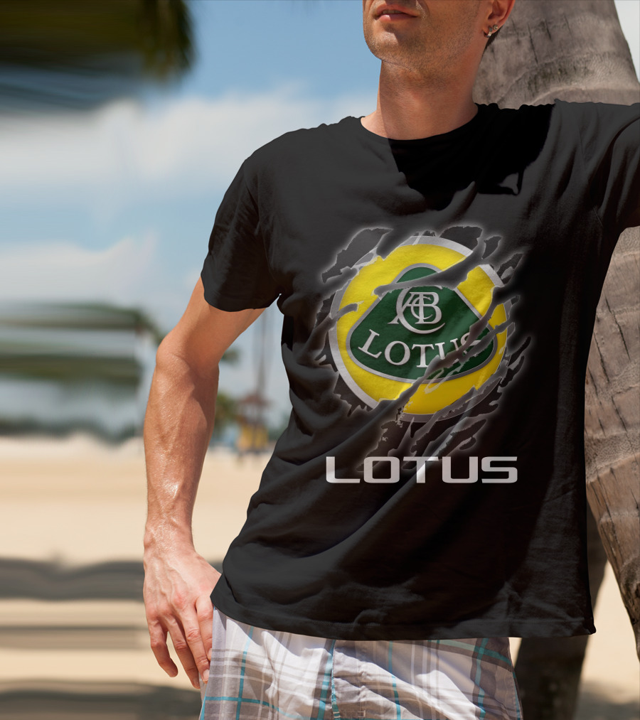 Lotus Abc Emblem Ripped Claw T-Shirt