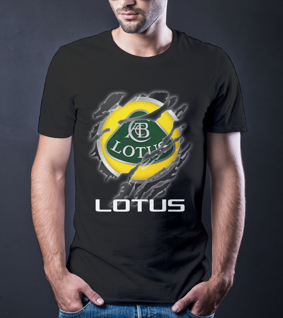Lotus Abc Emblem Ripped Claw T-Shirt