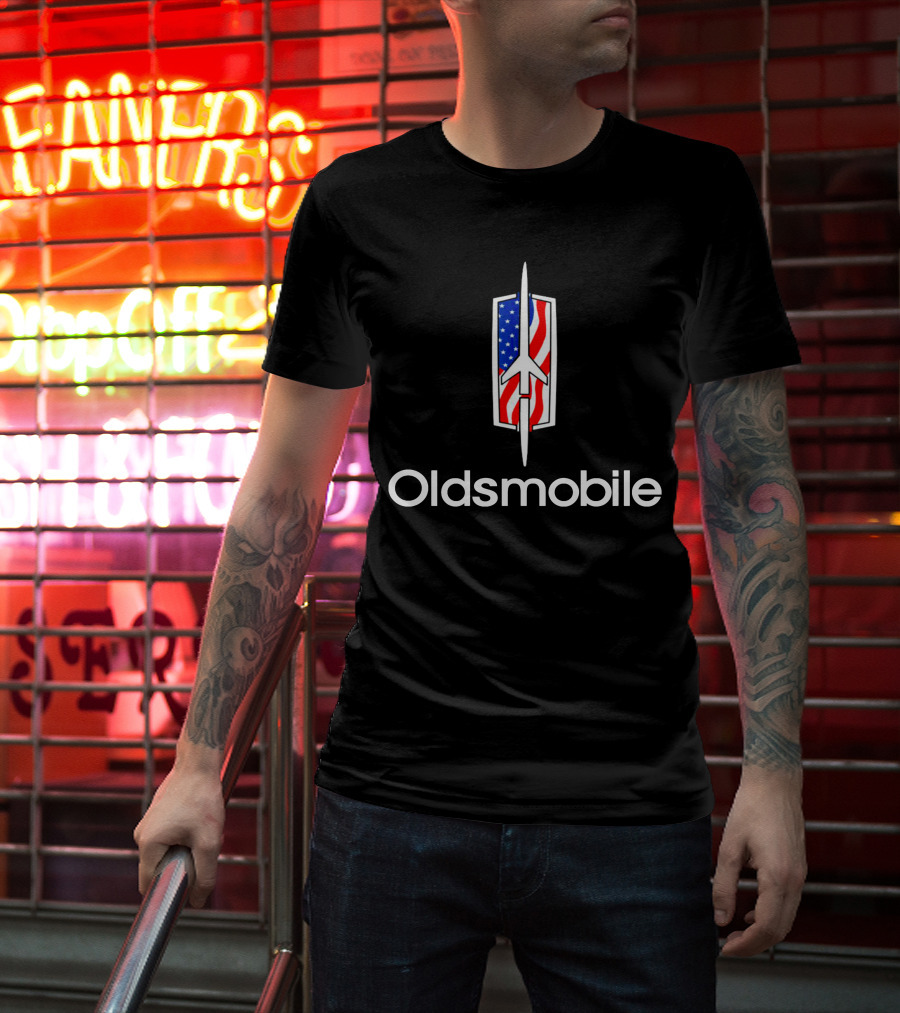 Oldsmobile American Flag T-Shirt