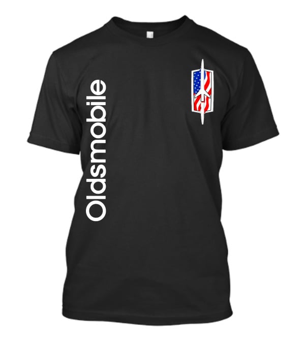 Oldsmobile Classic Logo With American Rocket Symbol T-Shirt