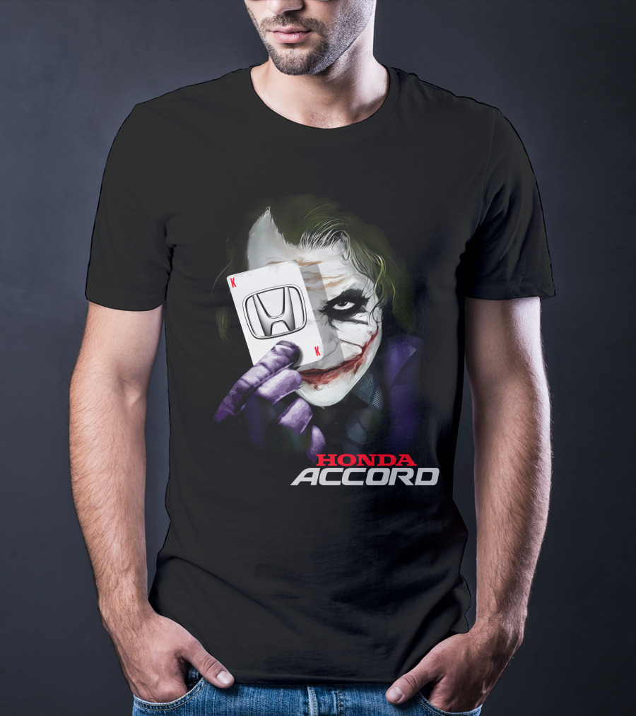Honda Accord Joker Playing Card T-Shirt
