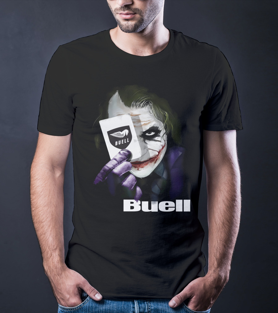 Buell Joker Card With Iconic Character T-Shirt