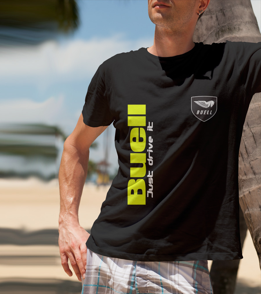 Buell Just Drive It Wing T-Shirt