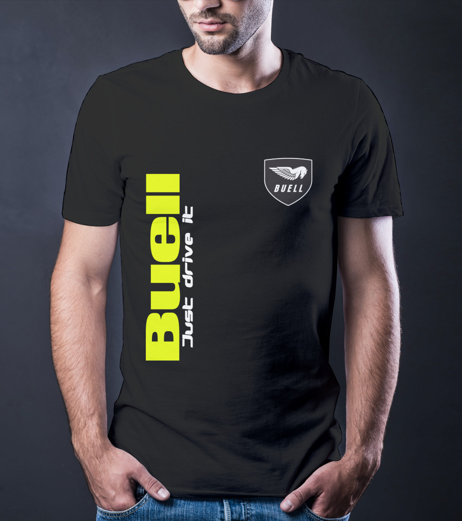 Buell Just Drive It Wing T-Shirt