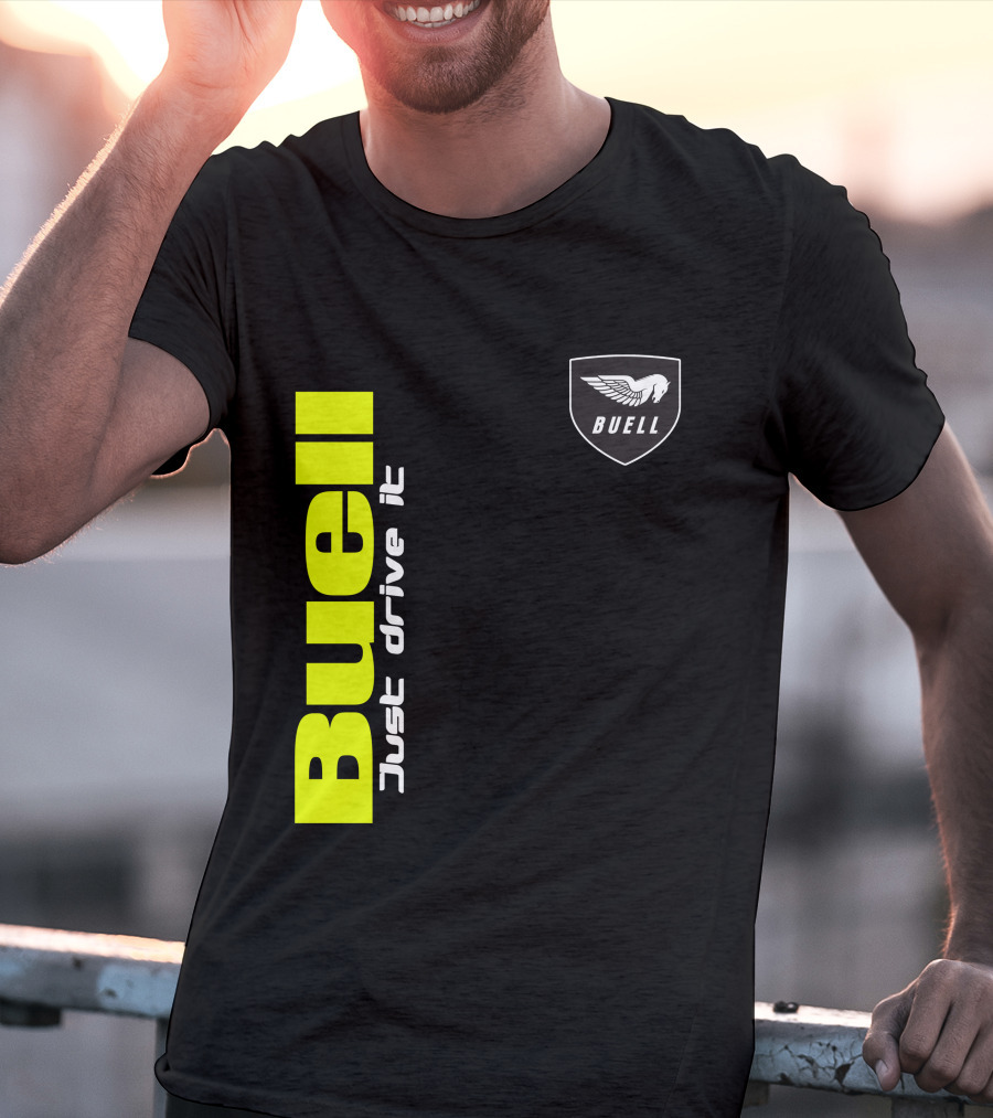 Buell Just Drive It Wing T-Shirt
