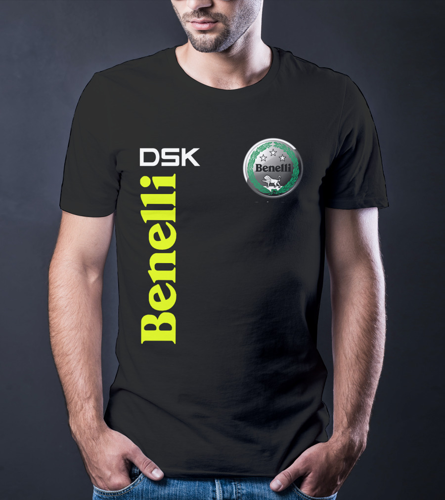 Benelli Dsk Logo With Emblem And Stars T-Shirt