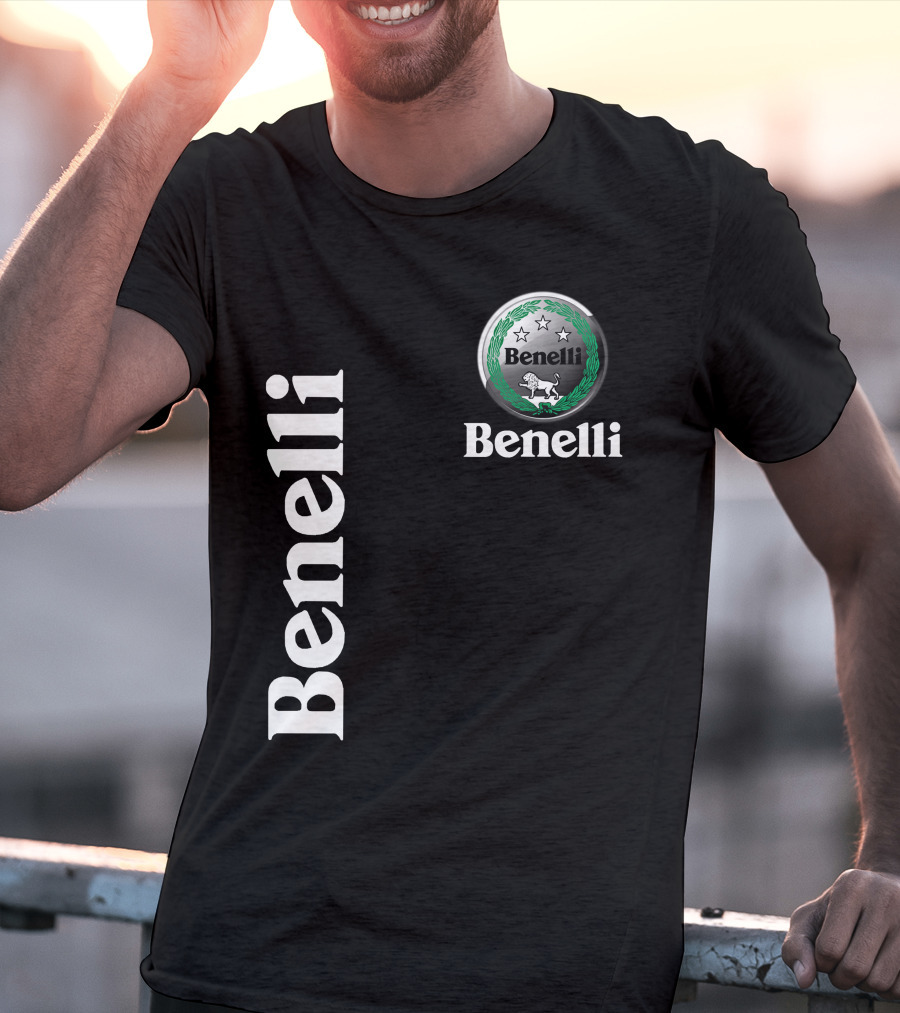 Benelli Logo With Stars Lion T-Shirt
