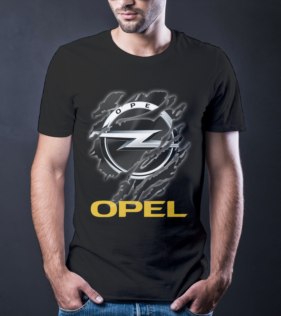 Opel 04 Logo With Claw Marks And Silver Z Symbol T-Shirt