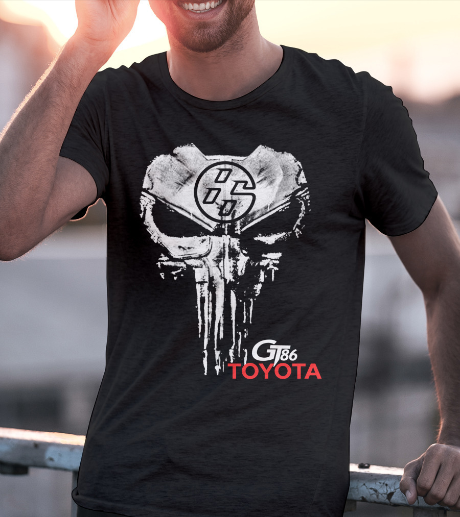 Gt86 Toyota Punisher Skull T-Shirt