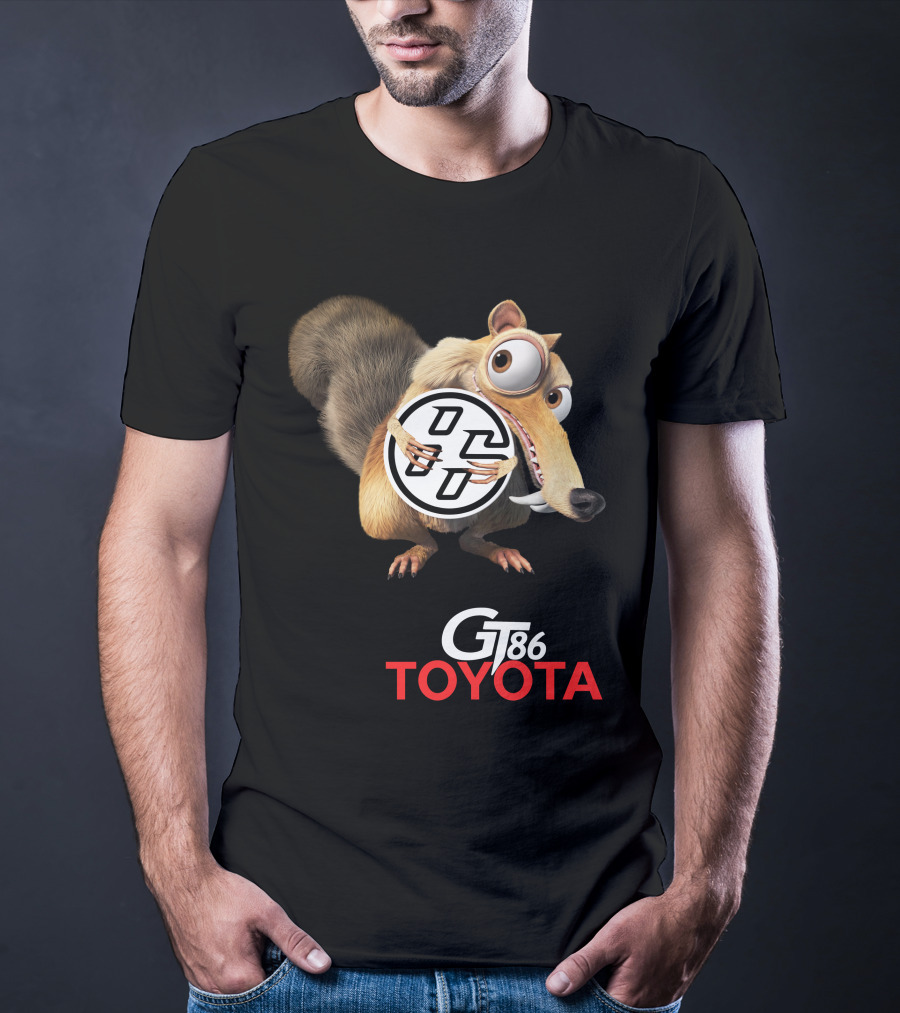 Gt86 Toyota Ice Age Character Embrace T-Shirt