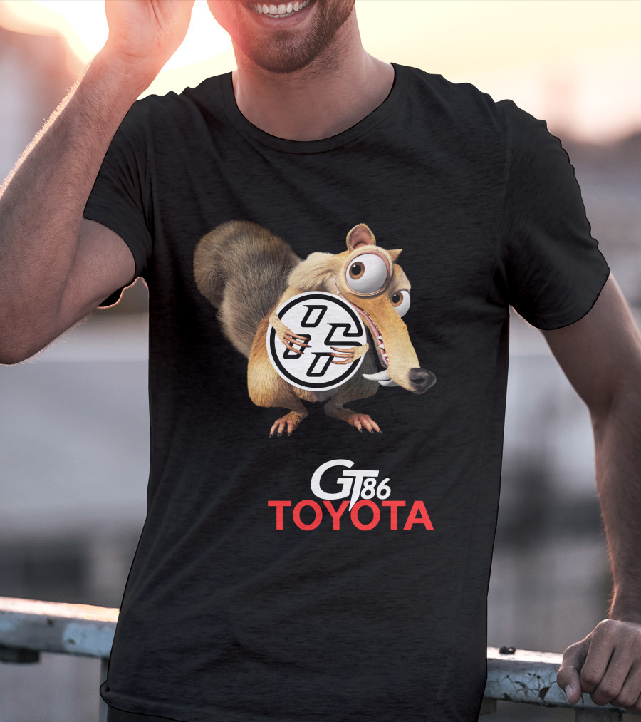 Gt86 Toyota Ice Age Character Embrace T-Shirt