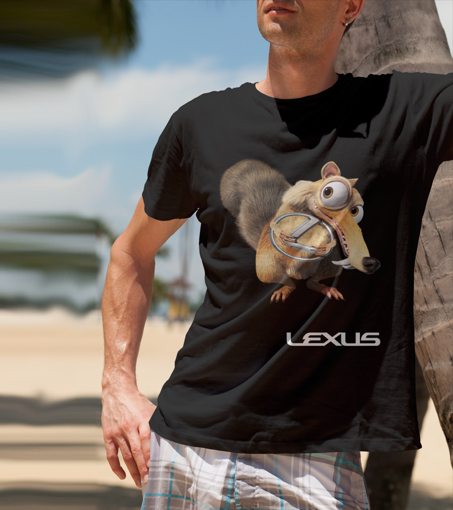 Lexus Ice Age Scrat Humor T-Shirt
