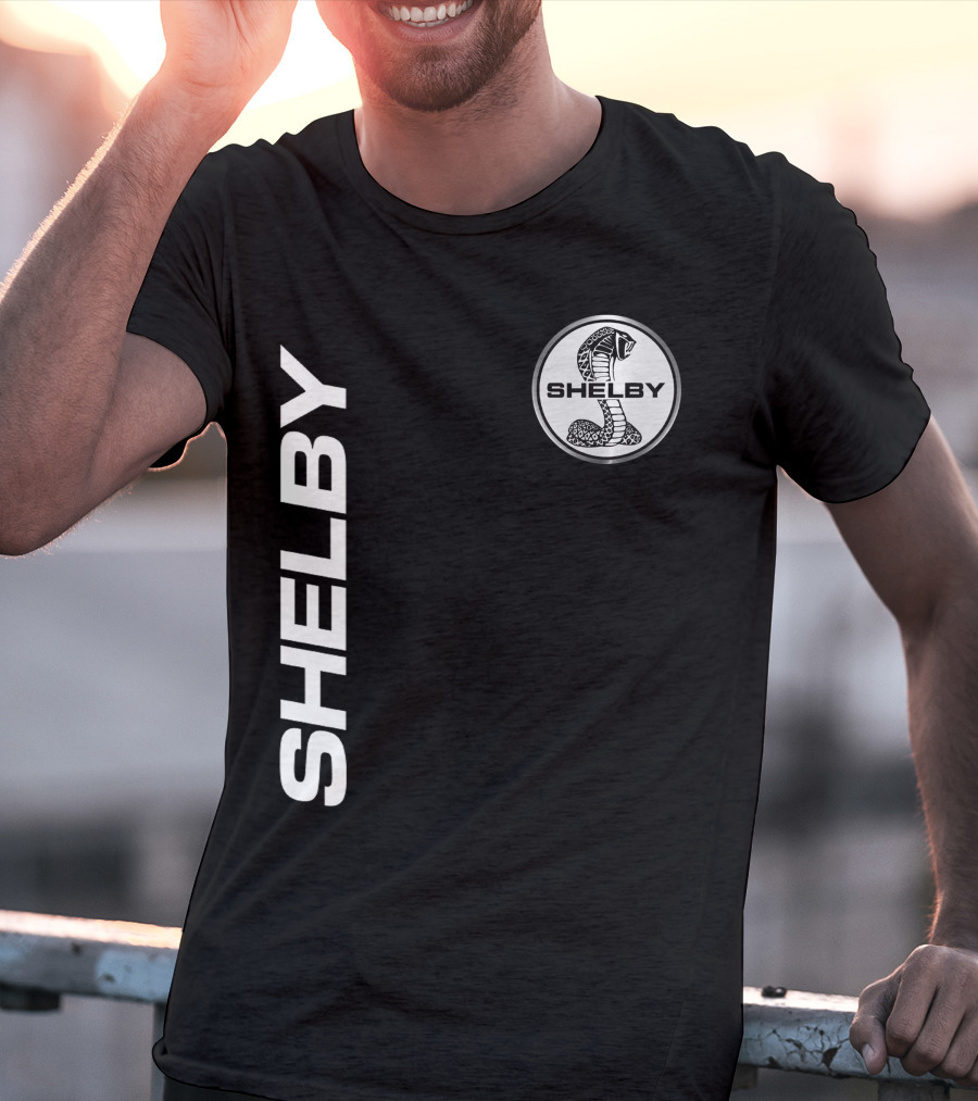 Shelby Cobra Logo Vertical T-Shirt