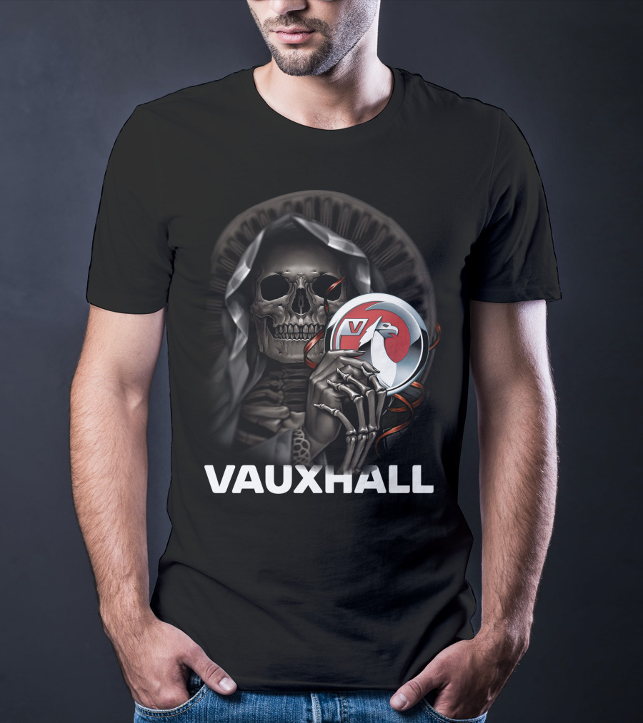 Vauxhall Grim Reaper Holding Badge T-Shirt