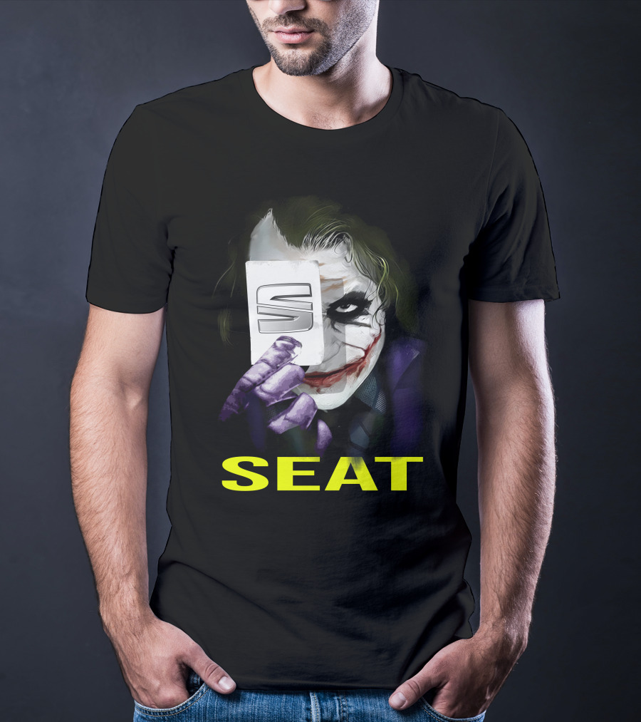 Seat Joker Card Mask Grin T-Shirt