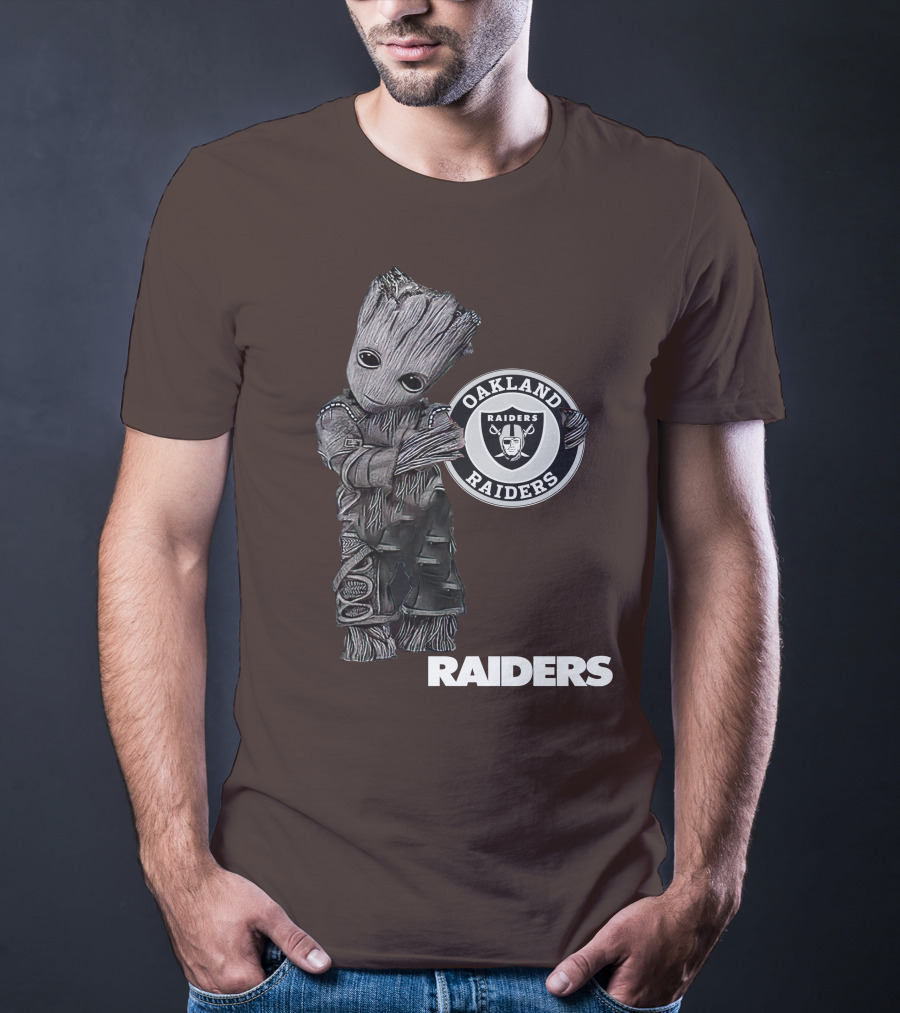 Oakland Raiders Groot Holding T-Shirt