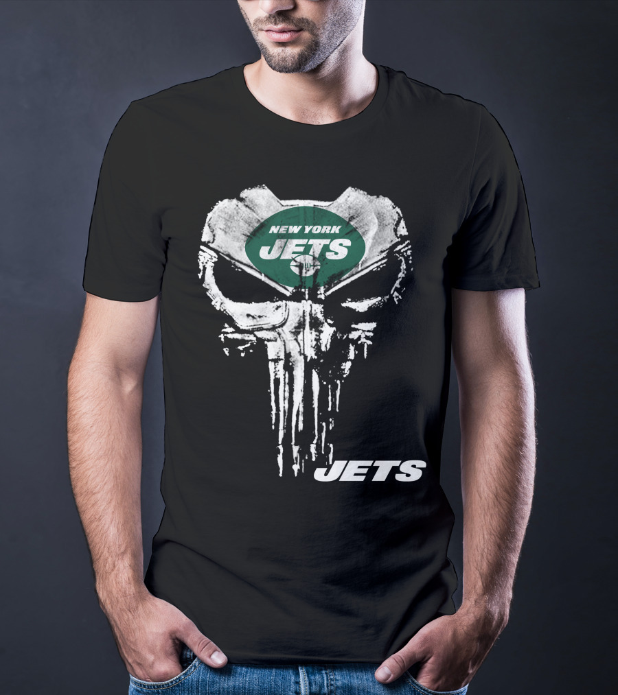 New York Jets Punisher Skull Jets T-Shirt