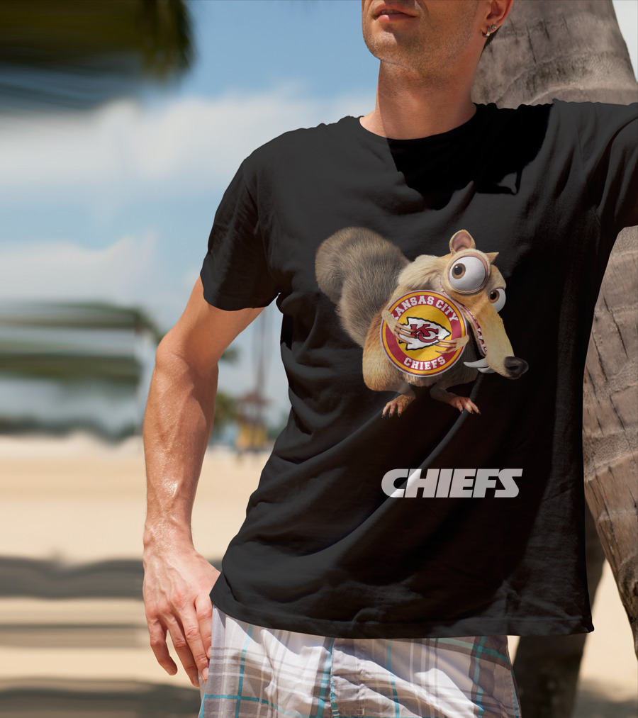 Kansas City Chiefs Mascot Logo With Character Chiefs T-Shirt