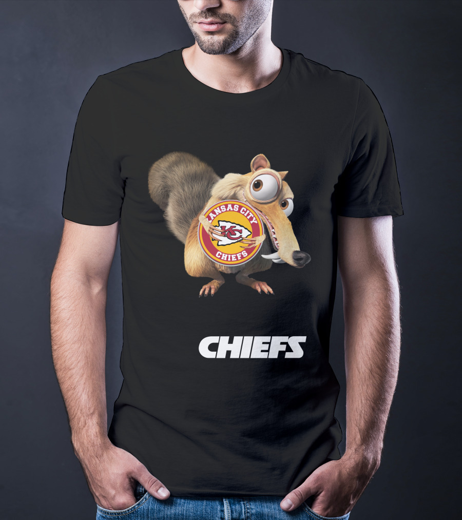 Kansas City Chiefs Mascot Logo With Character Chiefs T-Shirt