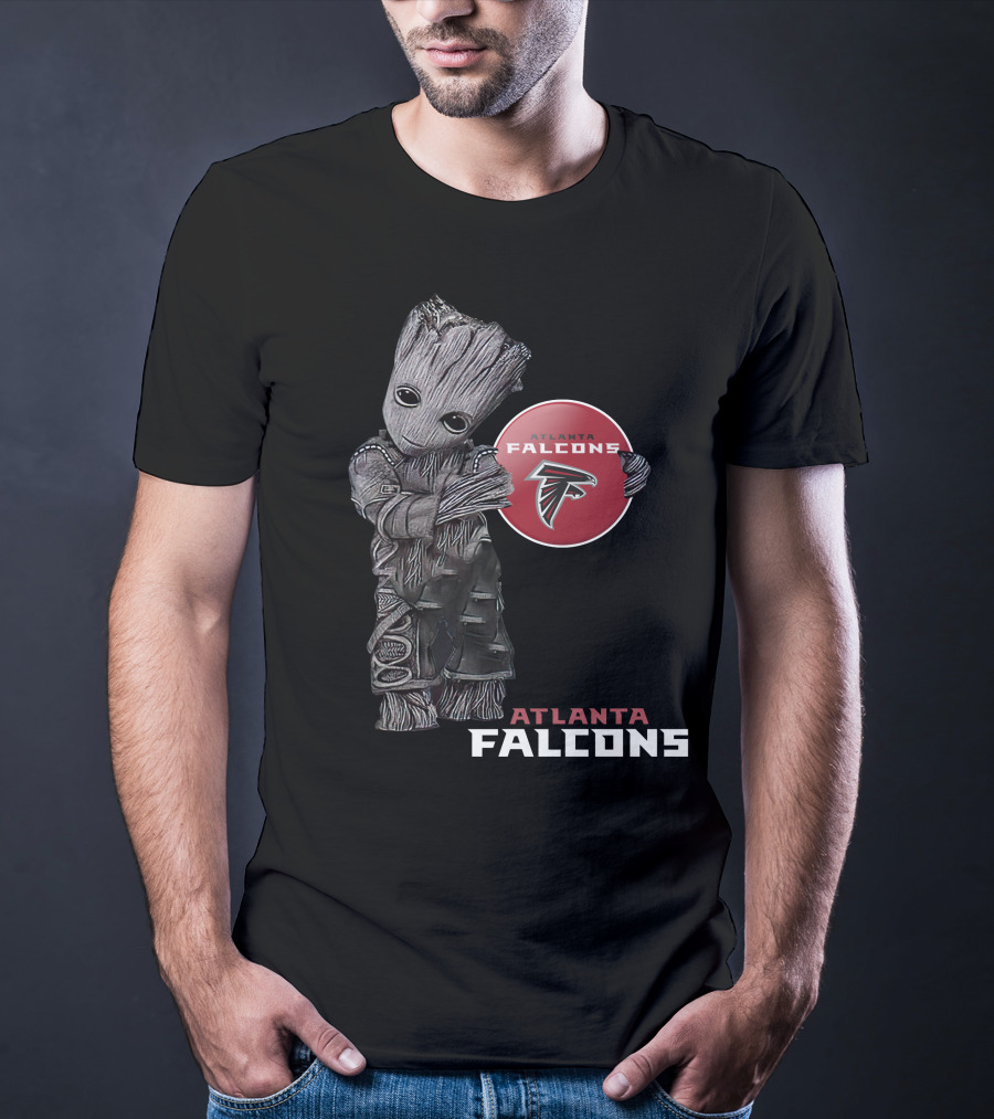 Atlanta Falcons Guardians Groot Crossover T-Shirt