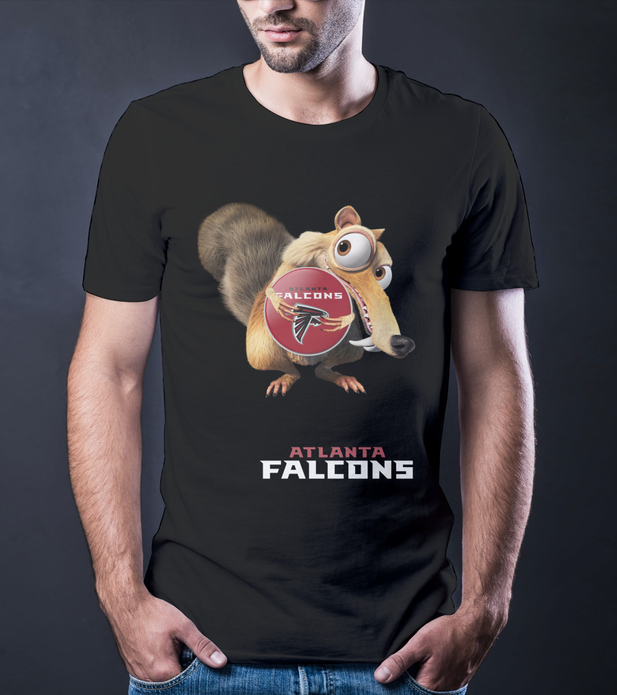 Atlanta Falcons Ice Age Crossover Scrat T-Shirt