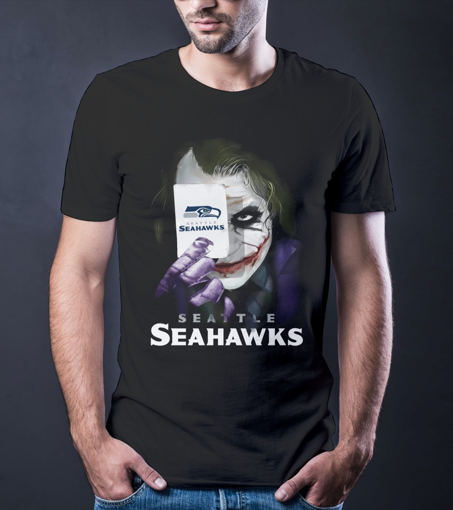 Seattle Seahawks Joker Card T-Shirt
