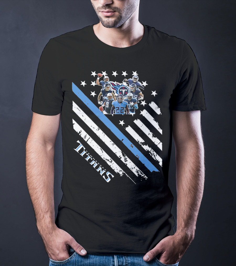 Titans 06 Nfl Team Stars And Stripes T-Shirt