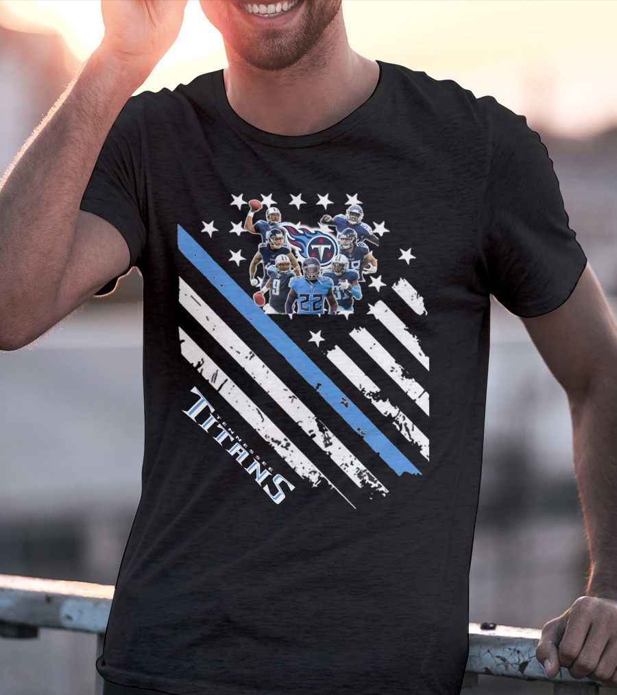 Titans 06 Nfl Team Stars And Stripes T-Shirt